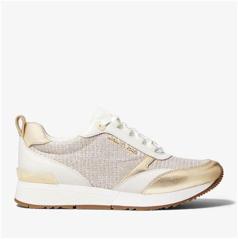 michael michael kors allie stride mesh and logo trainer|Allie Stride Mesh and Logo Trainer .